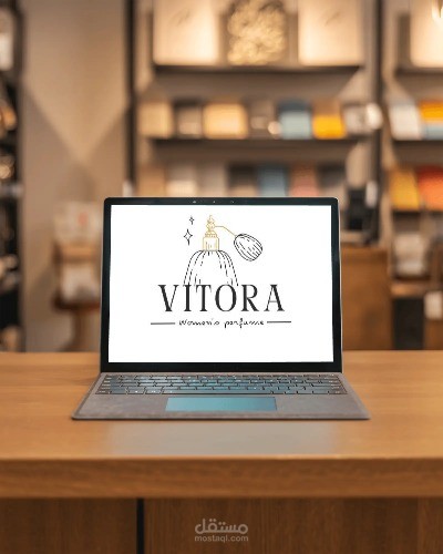 إنشاء هوية بصرية لمشروع "Vitora Perfume "