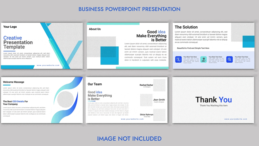 تصميم عرض تقديمي احترافي للأعمال (Business PowerPoint Presentation)
