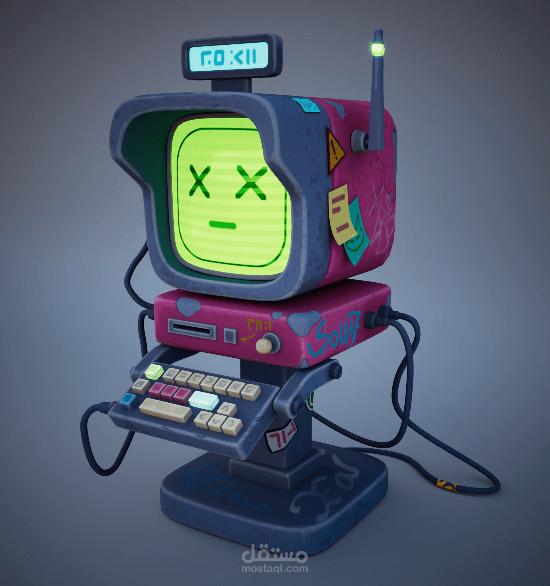 مجسم ثلاثي الأبعاد للالعاب - Stylized 3D Game Asset