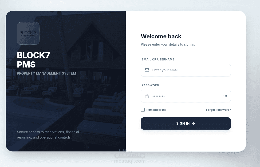 نظام إدارة العقارات السياحية المتكامل (All-in-One Vacation Rental ERP).