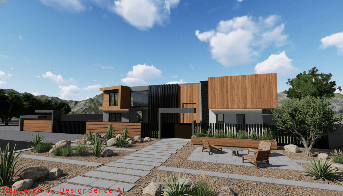 فيلا عصرية محاطة