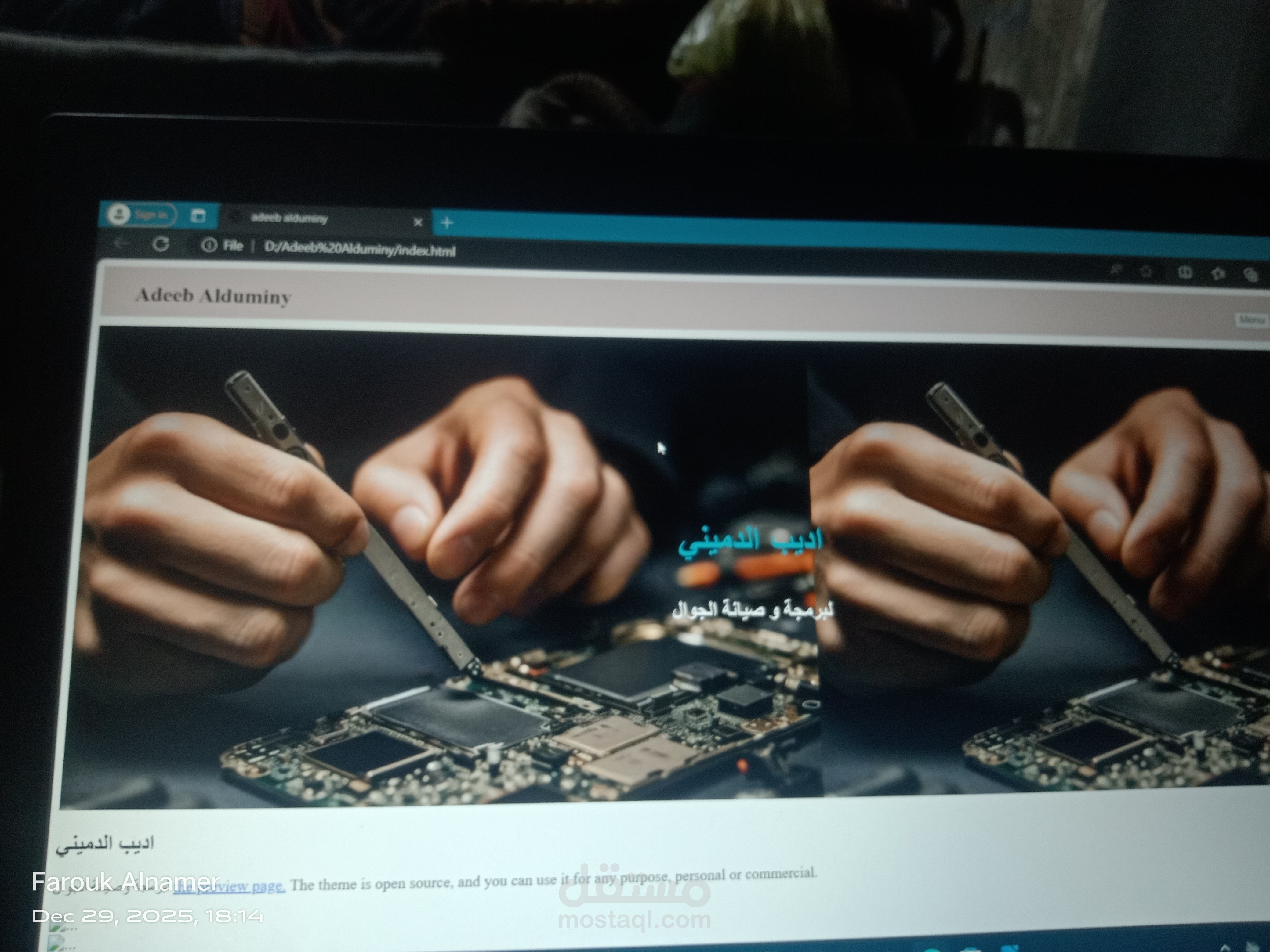website