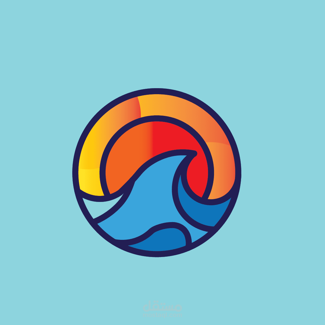 تصميم رسومات فيكتور (Vector Art) وأيقونات بأسلوب Flat Design
