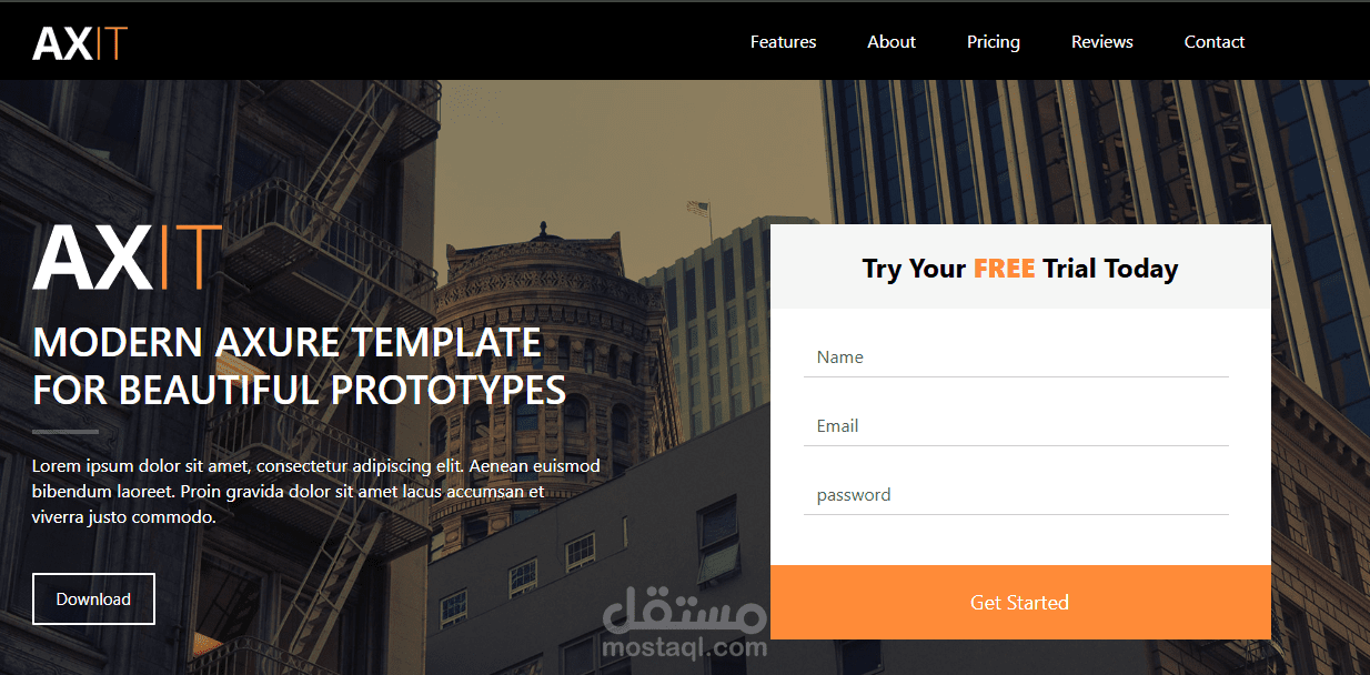 تطوير صفحة هبوط من ملف PSD وفق معايير الويب الحديثة