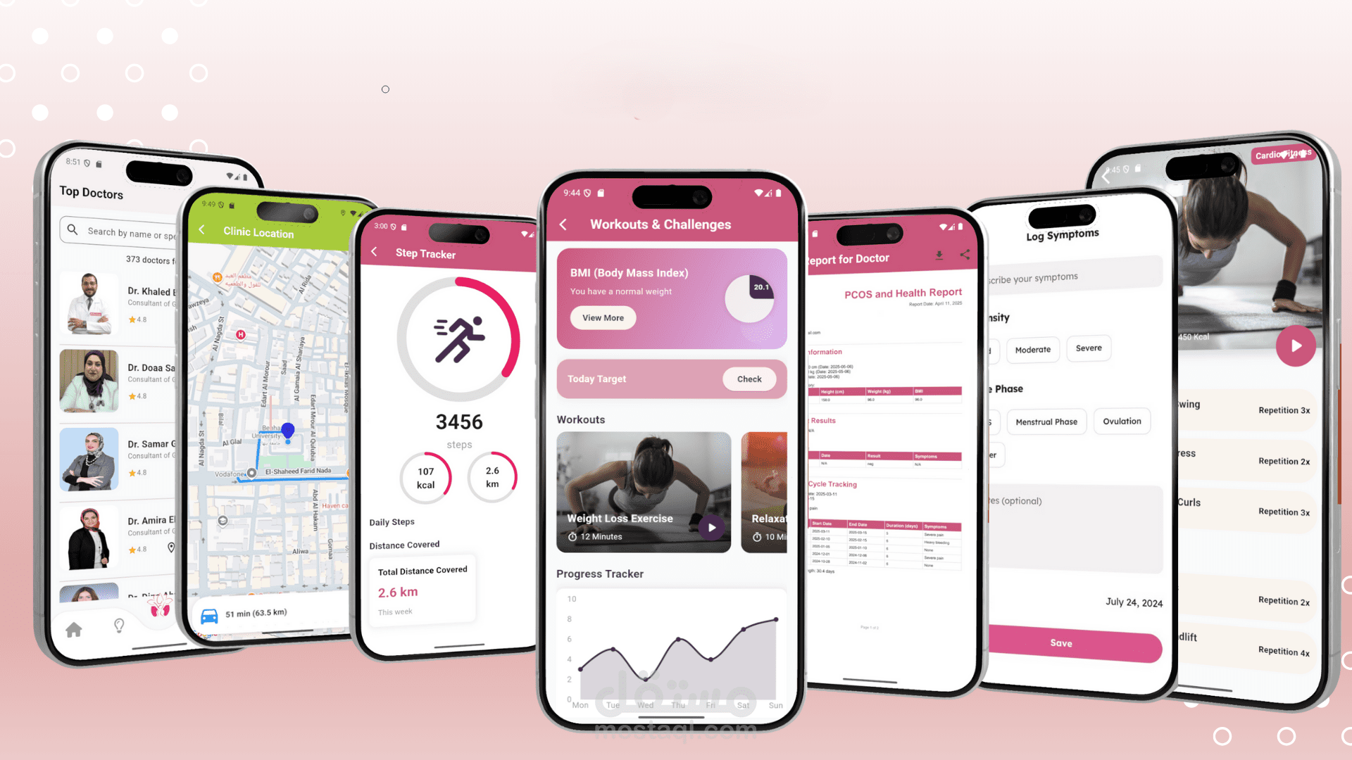 OvyCare – تطبيق لصحة المرأة ومتابعة صحتها باستخدام Flutter والذكاء الاصطناعي
