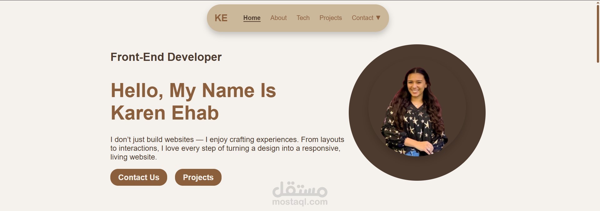 Portfolio Website – Personal Developer Portfolio