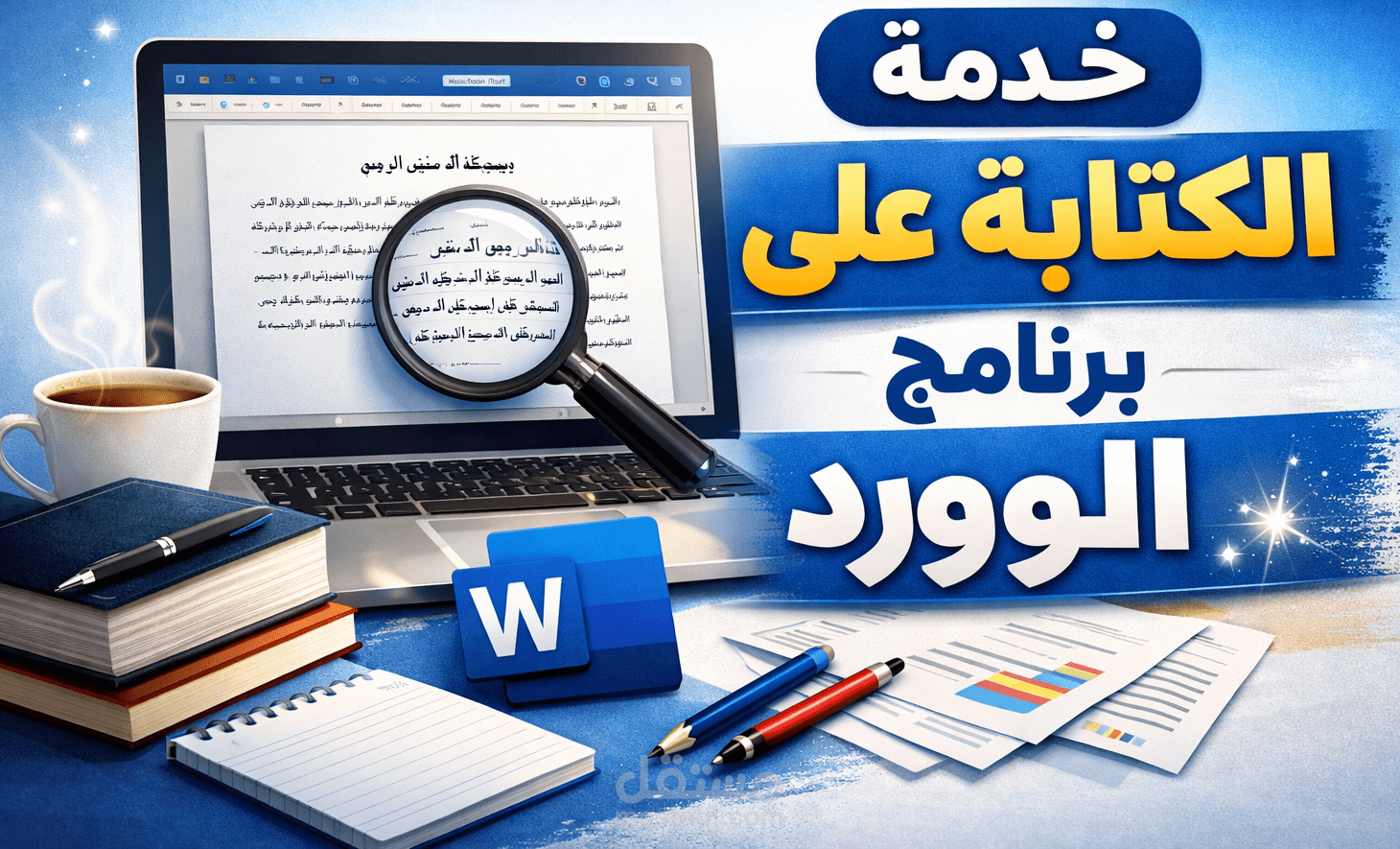 خدمة كتابة وتنسيق الأبحاث والفهرسة على Microsoft Word