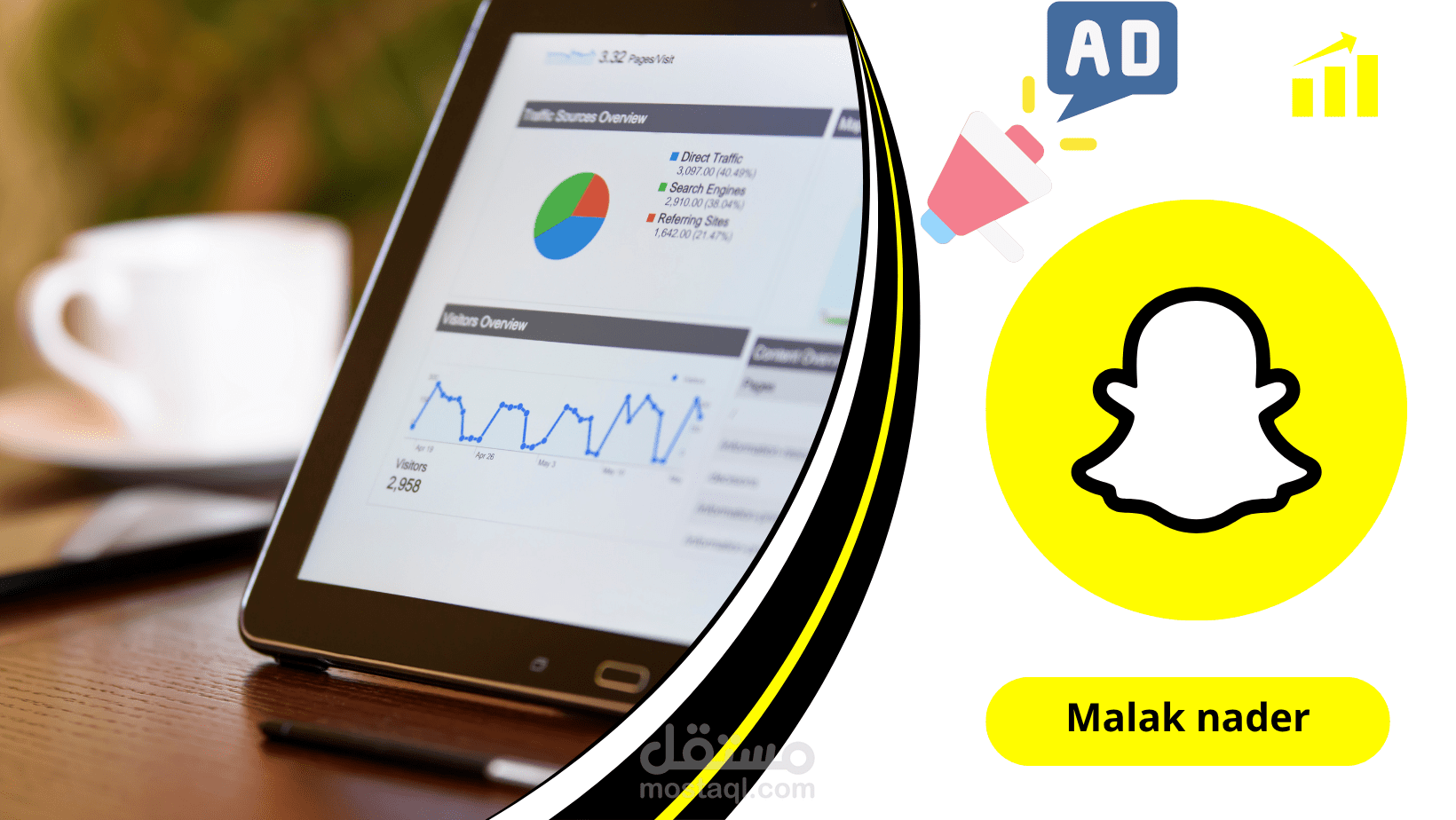 إطلاق وادارة حملات اعلانية عبر سناب شات