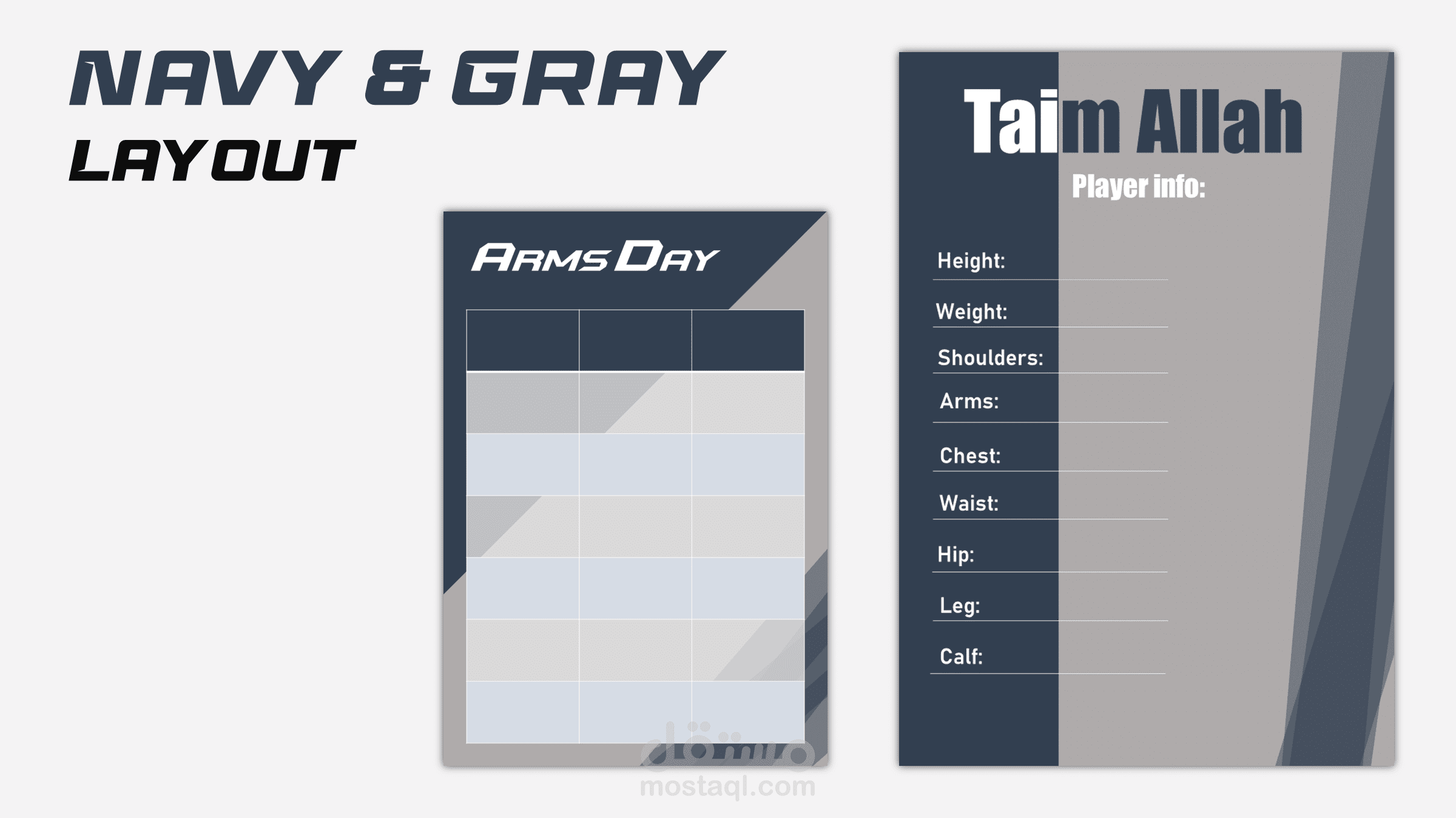 تنسيق وتصميم جداول تمارين/تغذية رياضية