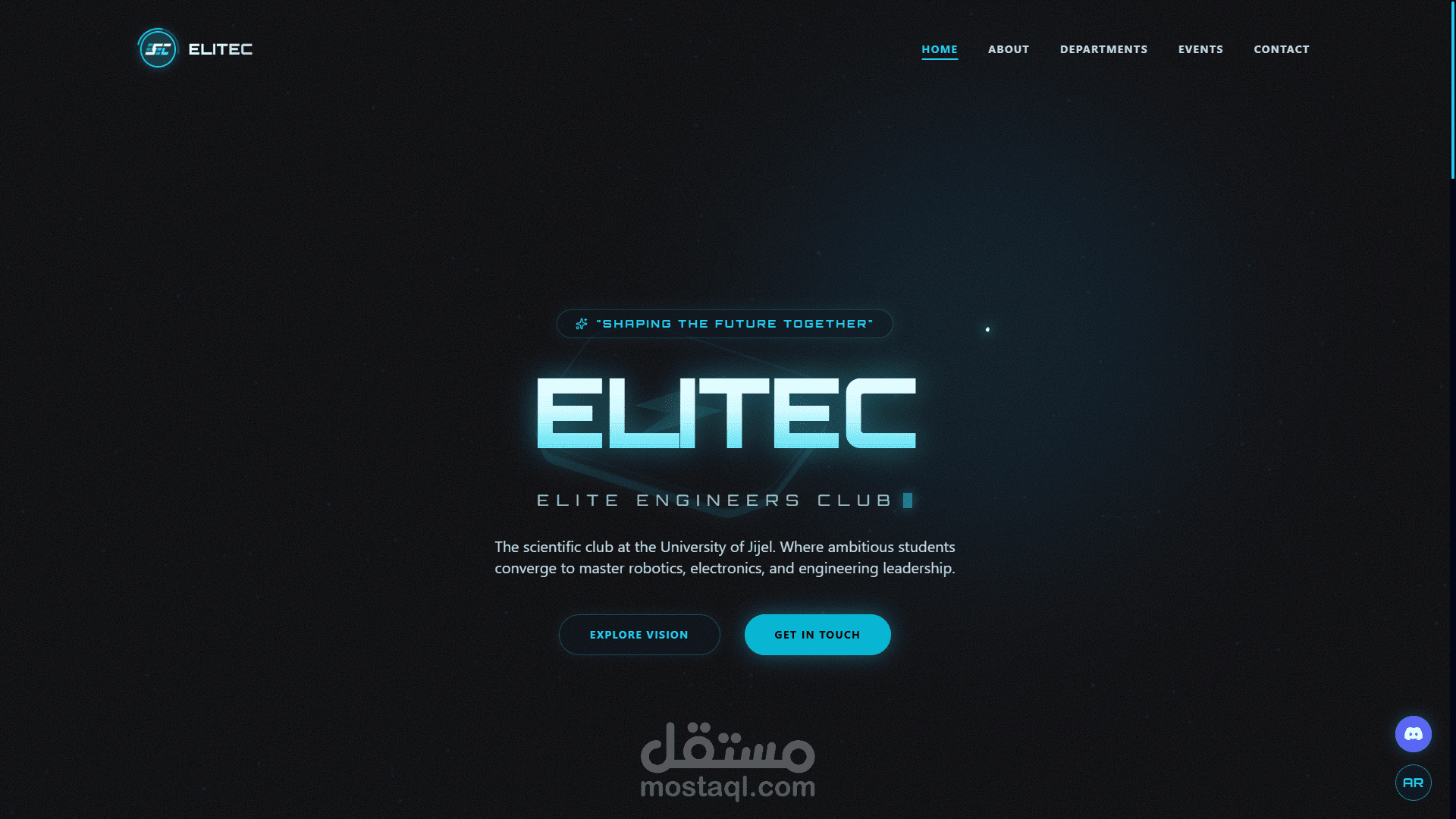 موقع لنادي علمي