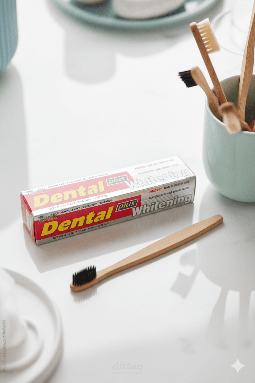 تحليل وإعادة تغليف عبوة معجون الأسنان