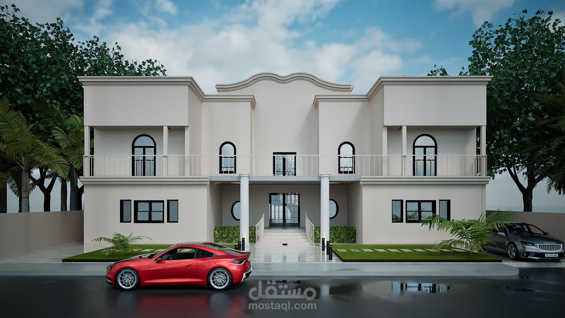 تصميم فيلا سكنية