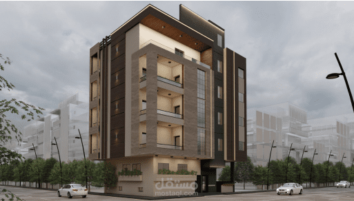 تصميم مبنى سكني – شقق سكنية متعددة الطوابق