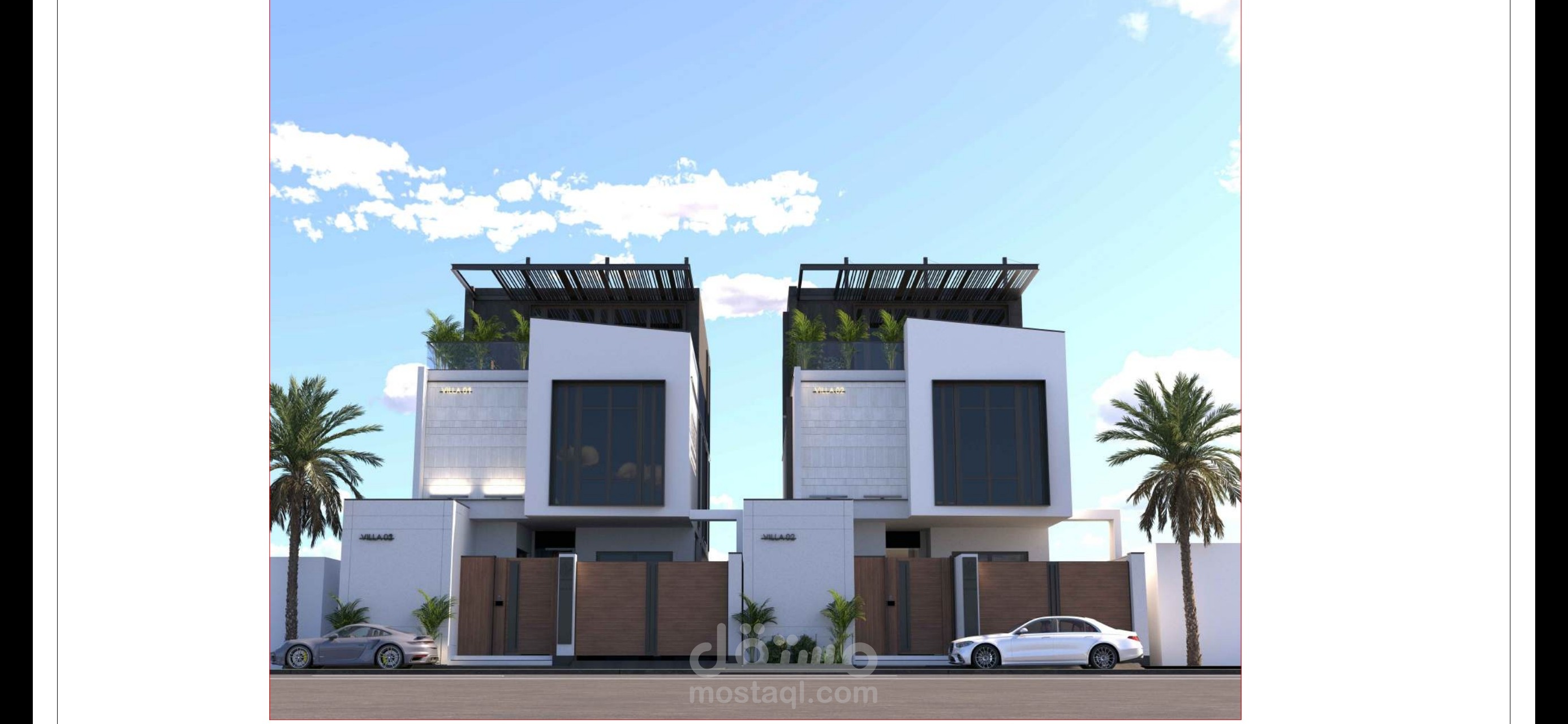 تصميم ڤيلا و مخططاتها التنفيذية