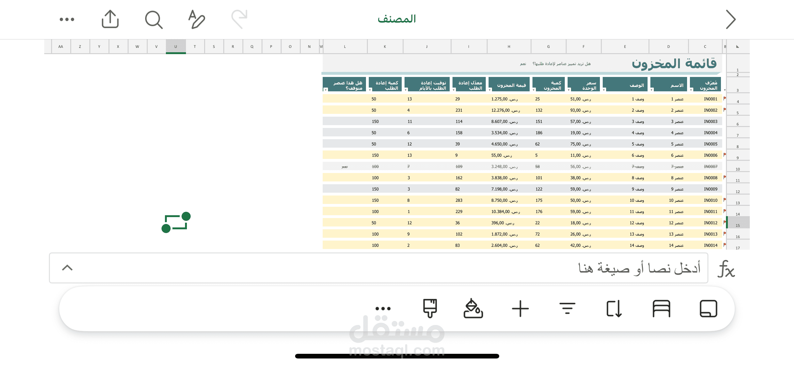 تقرير متكامل لإدارة المشاريع والمخازن والموازنات المالية