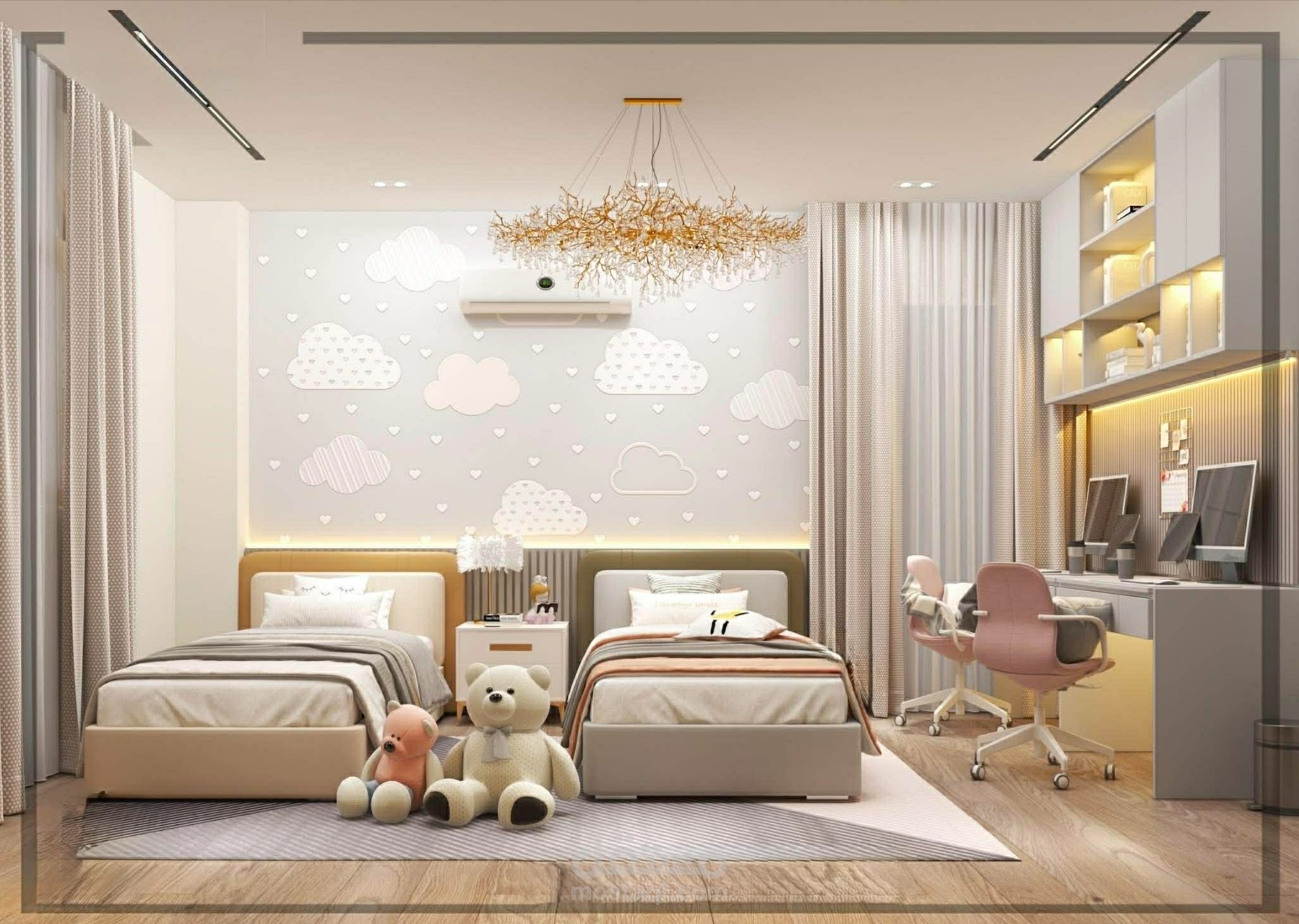 غرفة نوم أطفال مودرن