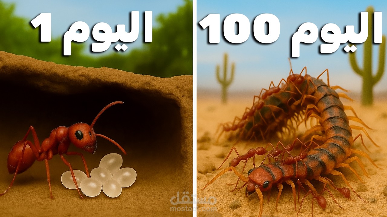 ألف نملة قاتلة في مواجهة فريسة مميتة | مئة يوم من حرب المستعمرات ?? !