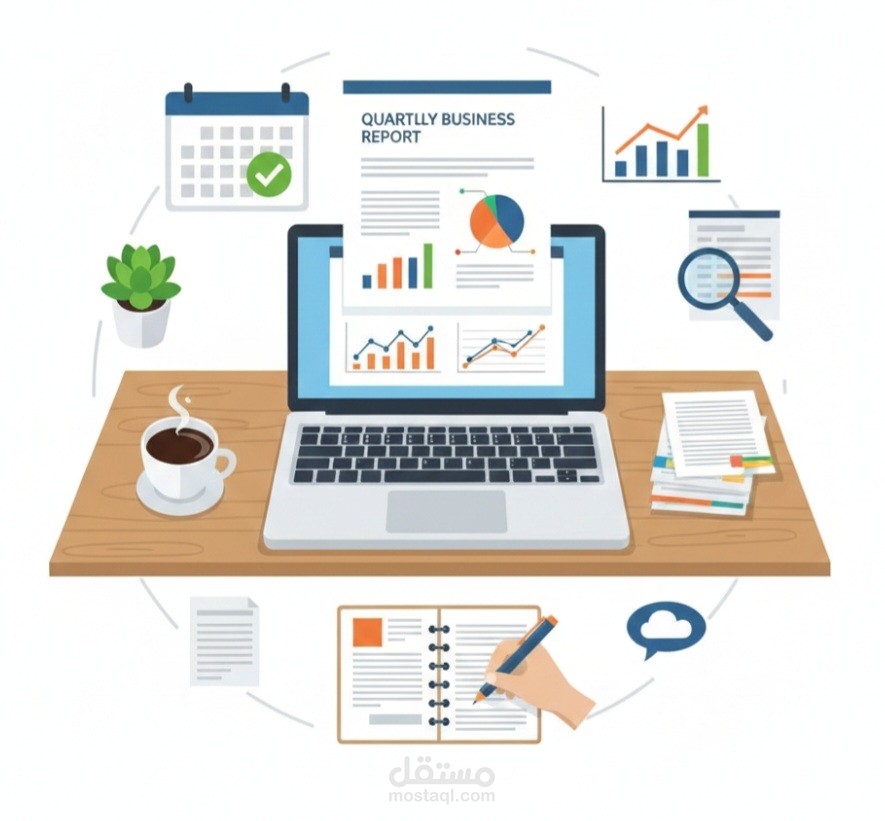 خدمة كتابة التقارير الإحترافية