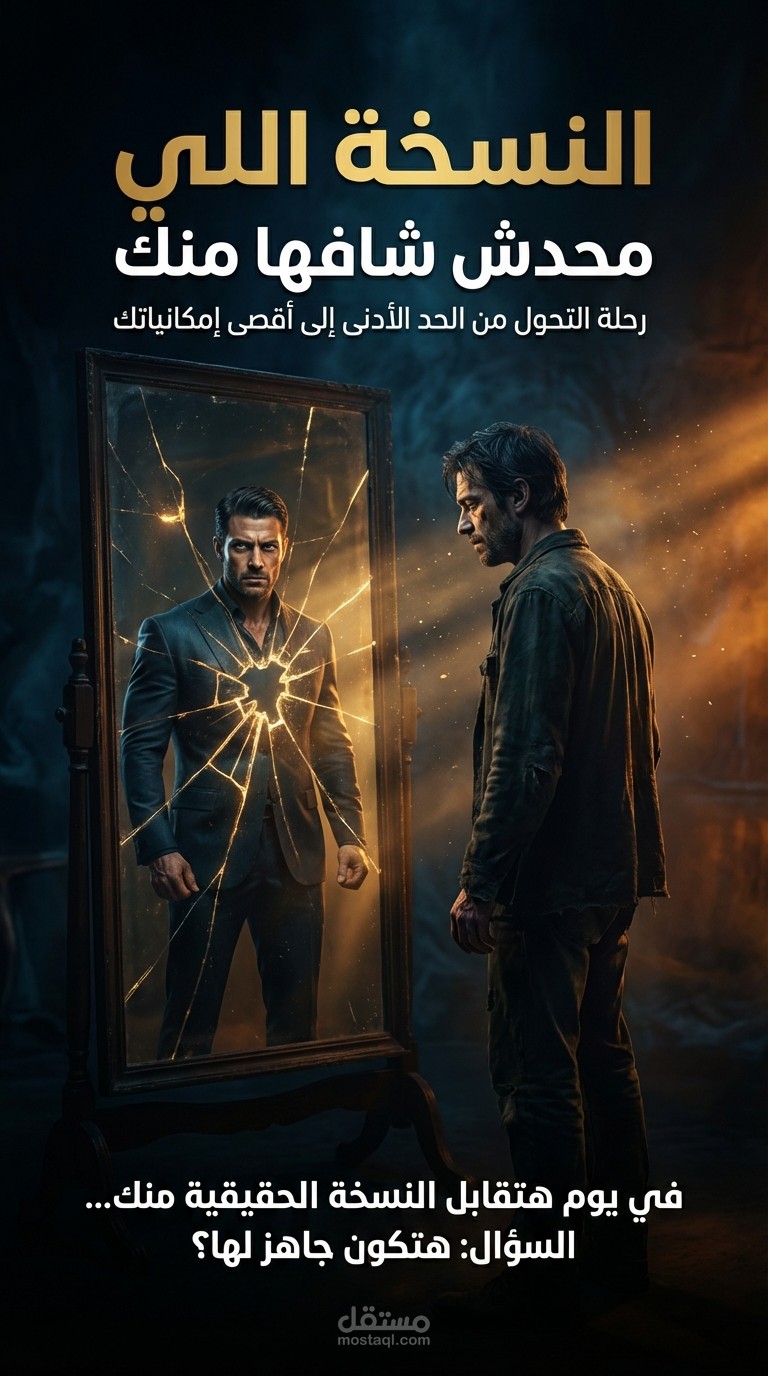 سكريبت فيديو تحفيزي طويل بأسلوب سينمائي – "النسخة اللي محدش شافها منك"