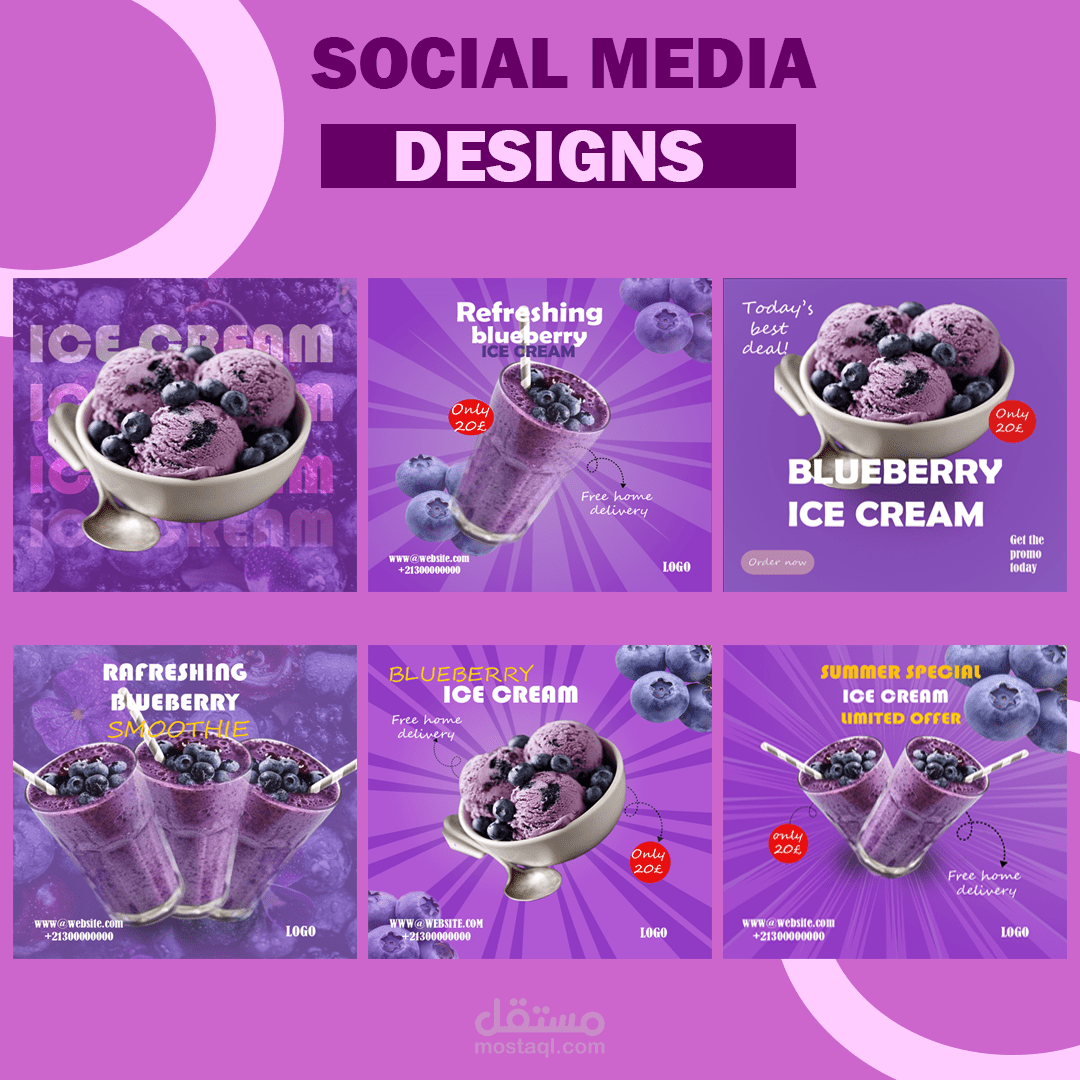 social media designs