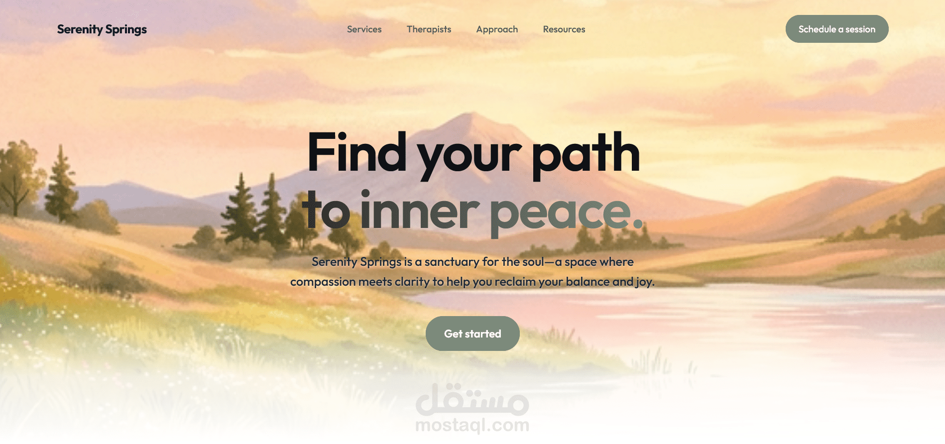 تصميم صفحة هبوط landing page
