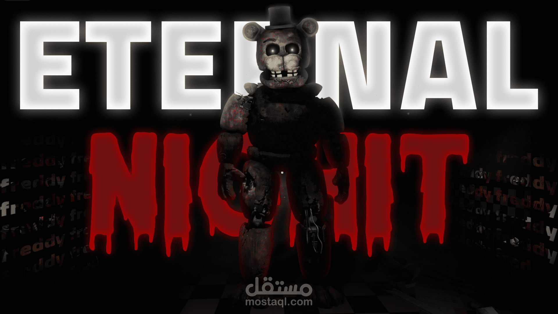 تصميم صورة مصغرة (Thumbnail) احترافية لألعاب الرعب والـ Gaming