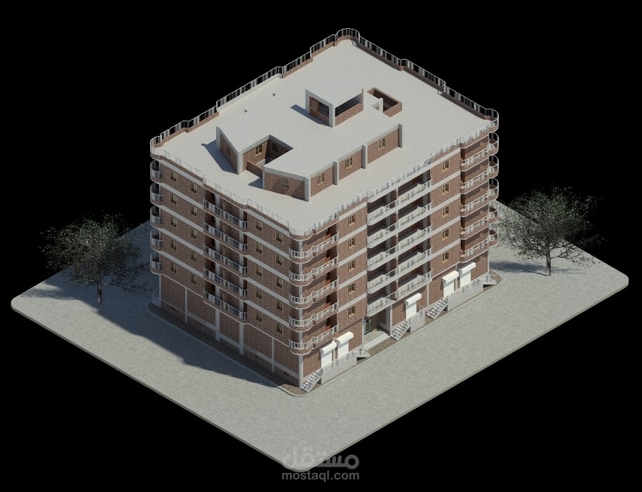 إدارة مكتب فني لمشروع أبراج سكنية