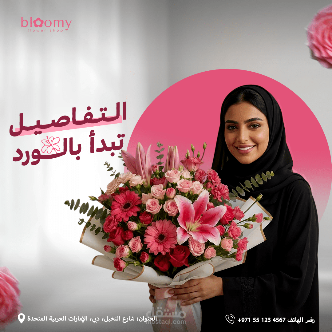 SOCIAL MEDIA DESIGN FOR FLOWER SHOP