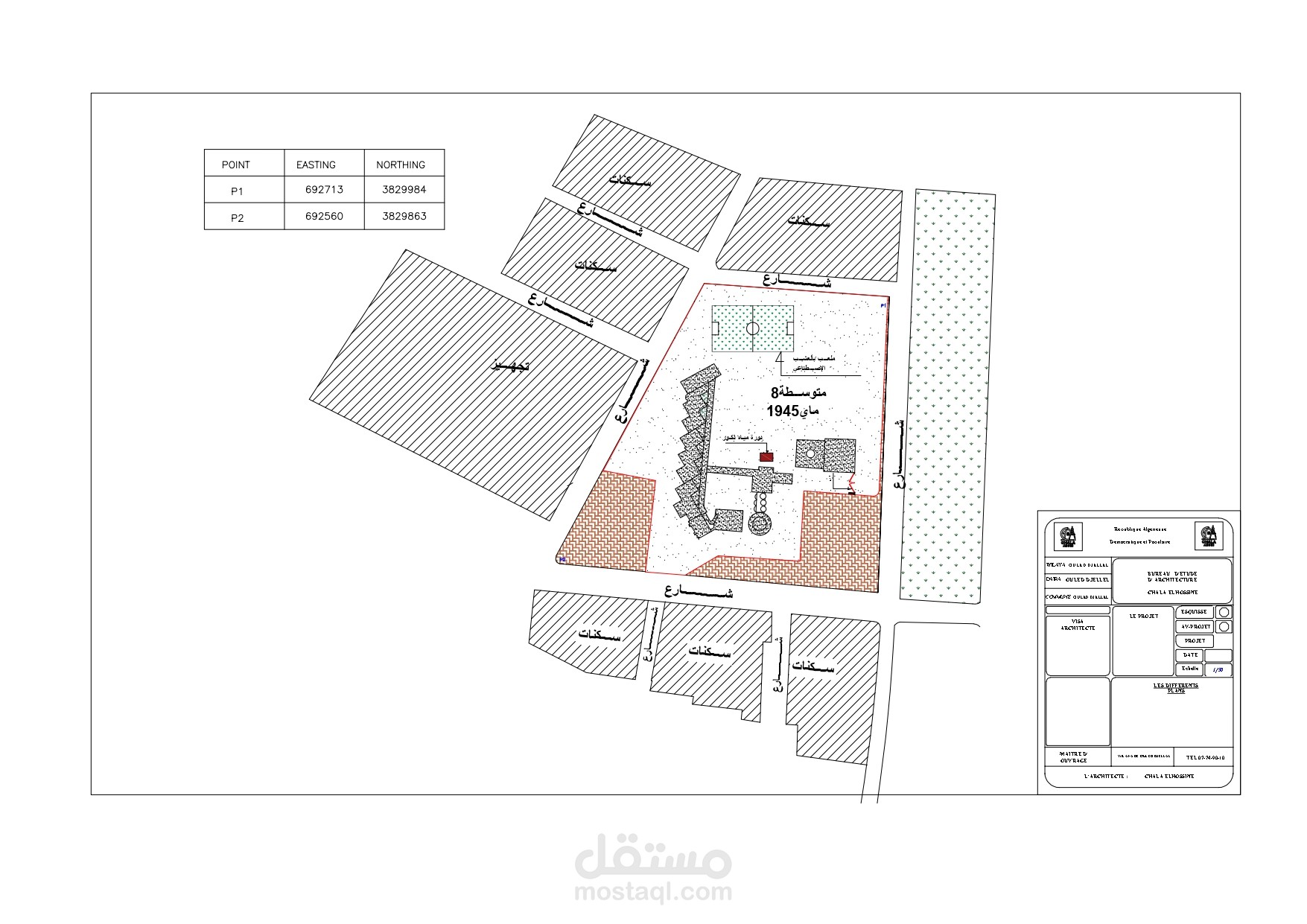 مخطط الموقع