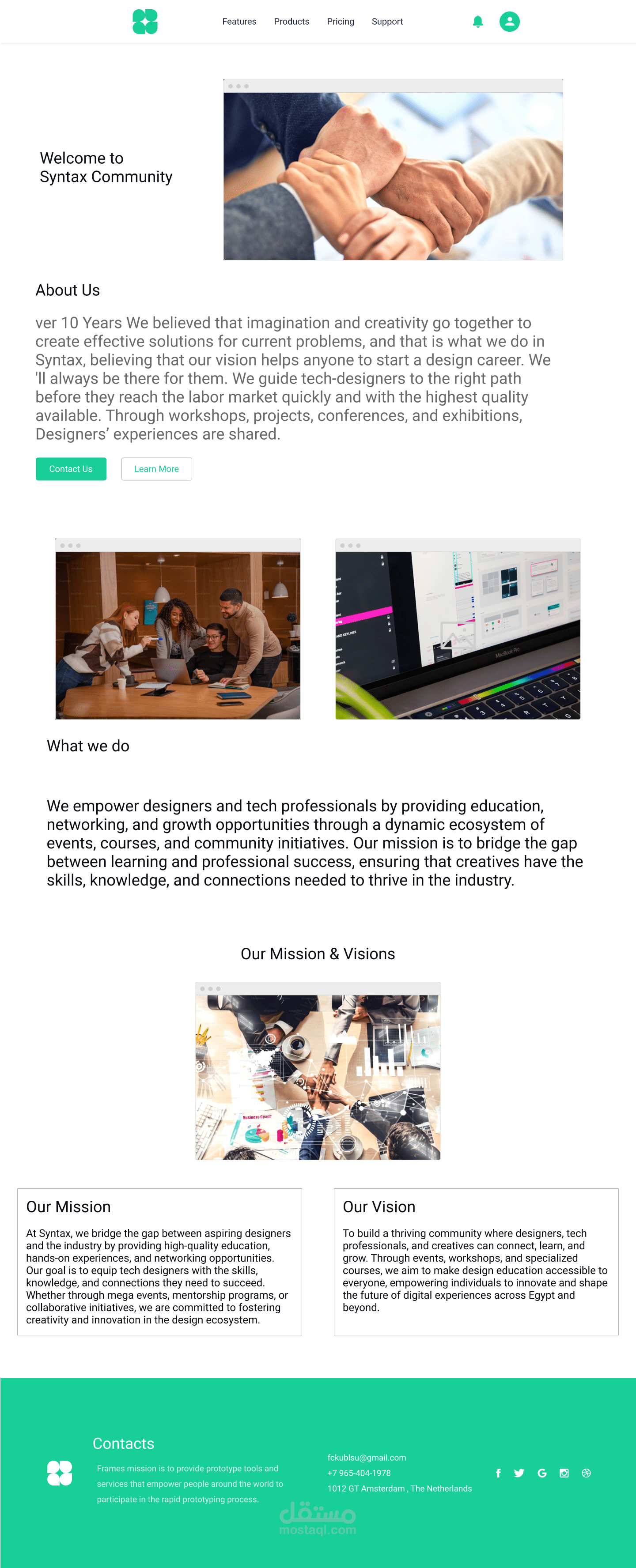 Eductional Website