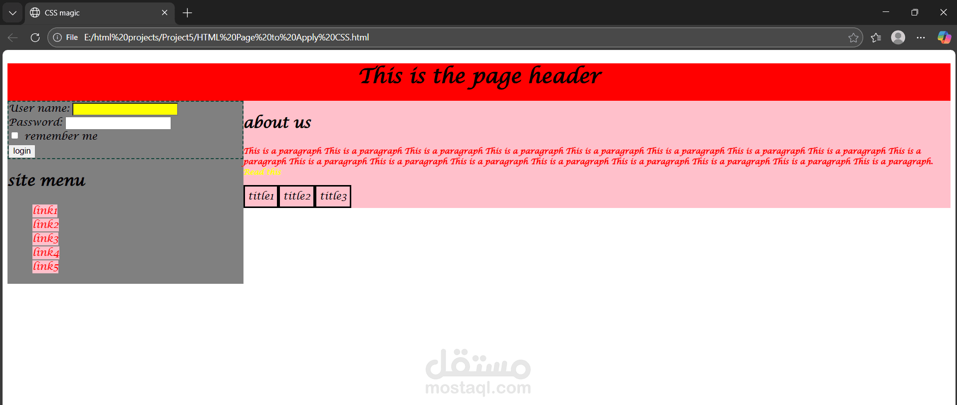 Advanced CSS & Selectors