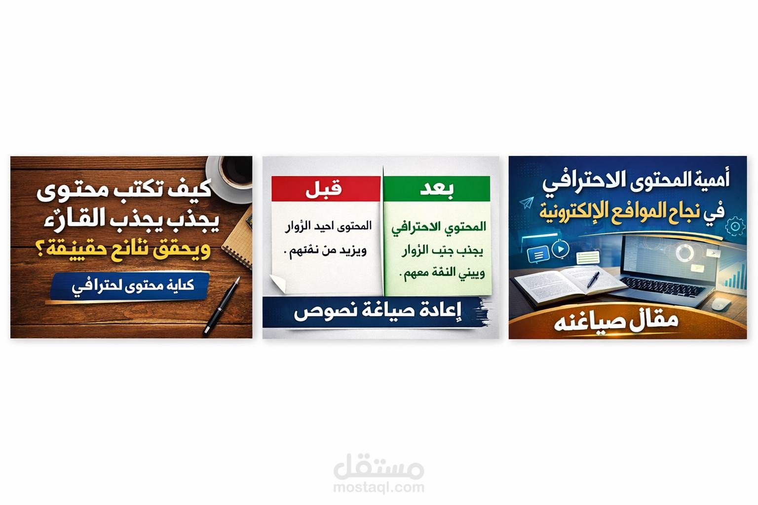 أهمية المحتوى الاحترافي في نجاح المواقع الإلكترونية