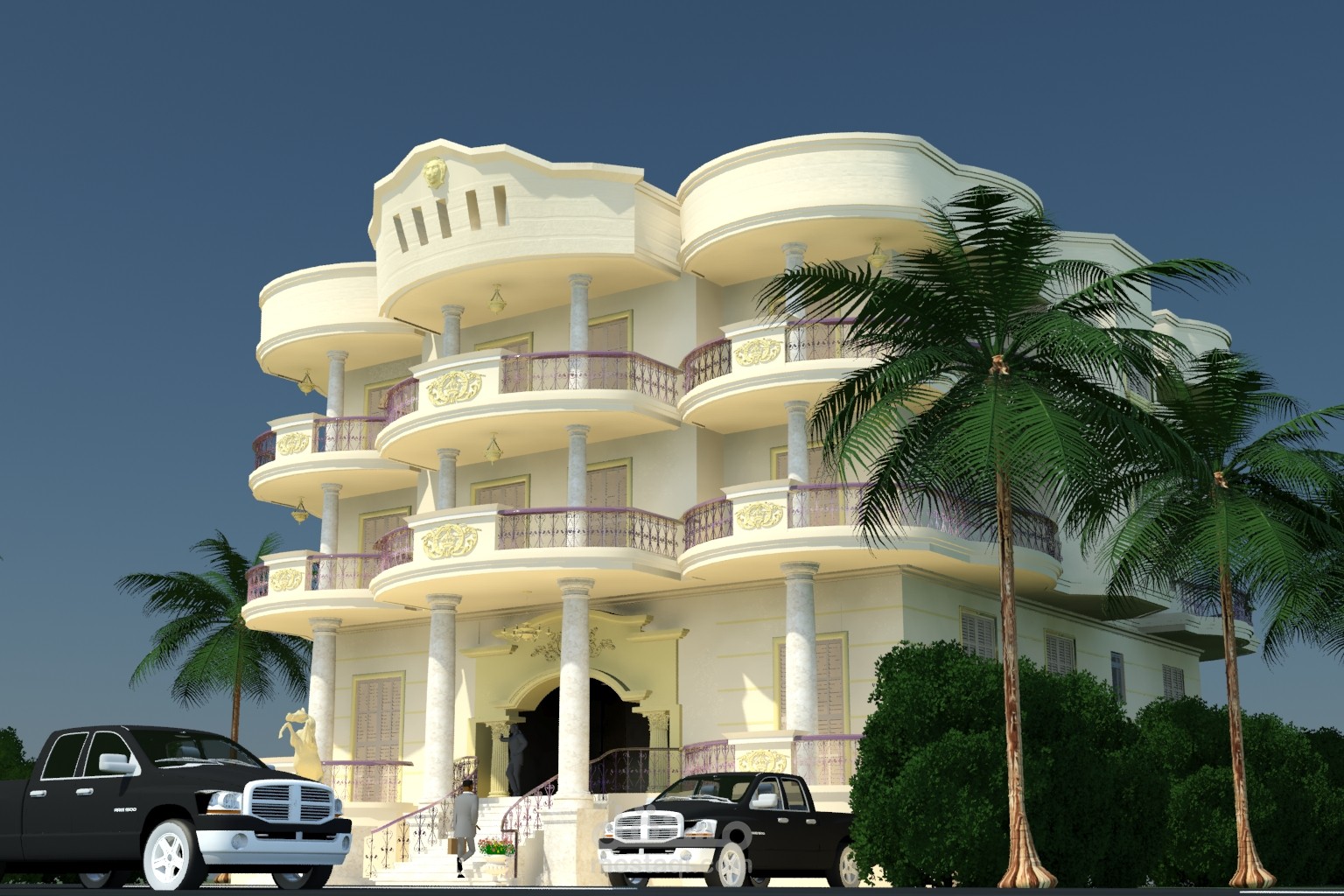 فيلا سكنية بمدينة النوبارية محافظة البحيرة مصر