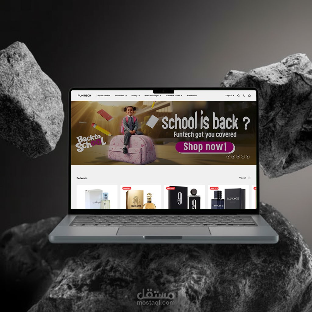 انشاء متجر علي شوبيفاي Funtech World