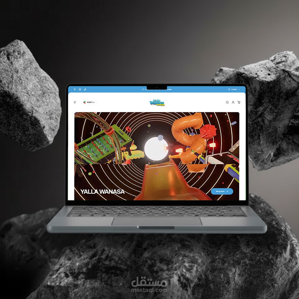 انشاء متجر الكتروني علي شوبيفاي Yallawanasa