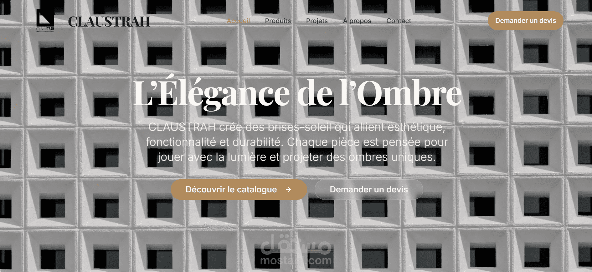 موقع شركة بيع الكلوسترا الخرسانية