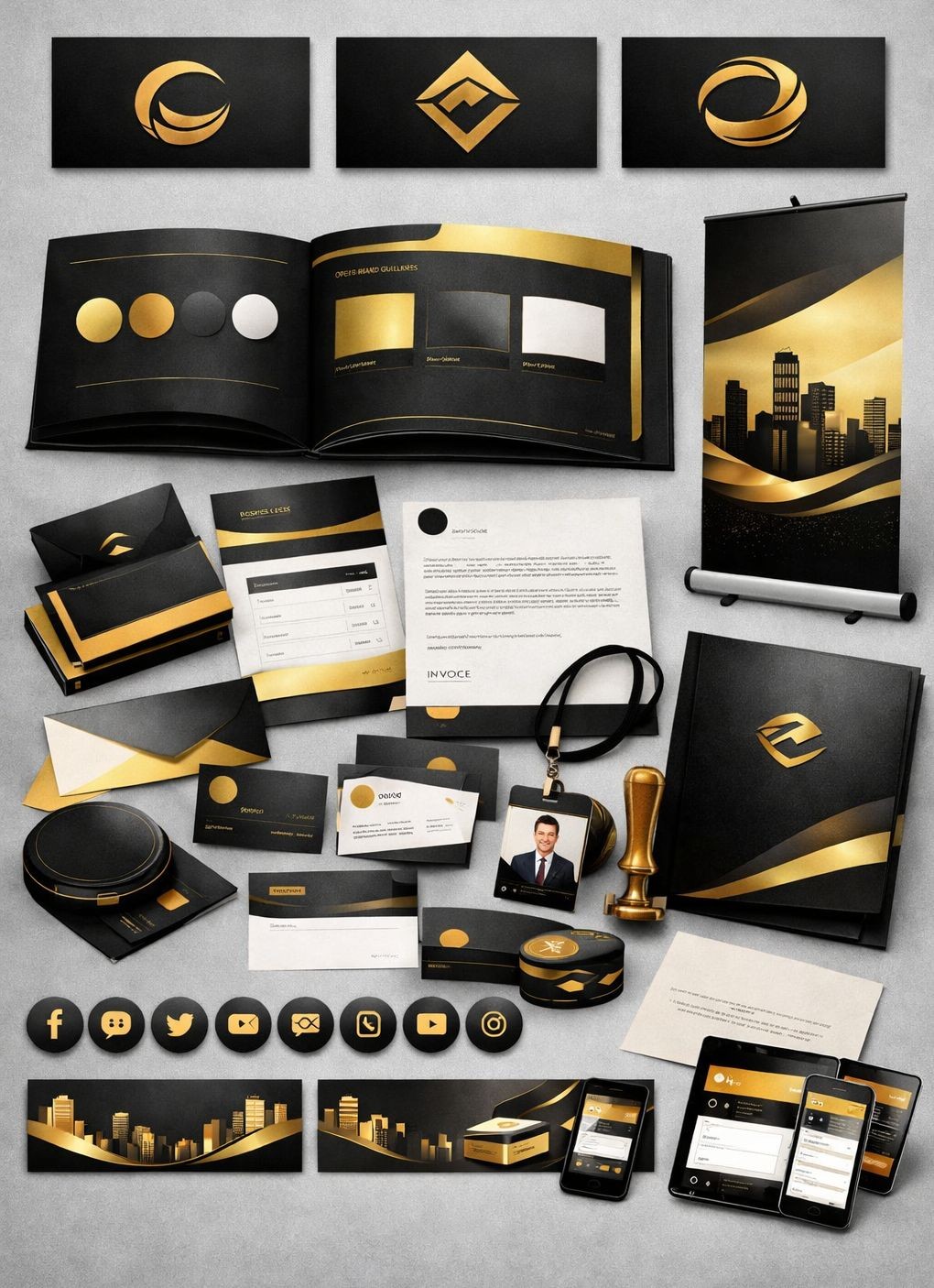 عمل يصف مجموعة من التصاميم التابعة للأعمال أو الشركات التي استطيع تنفيذها