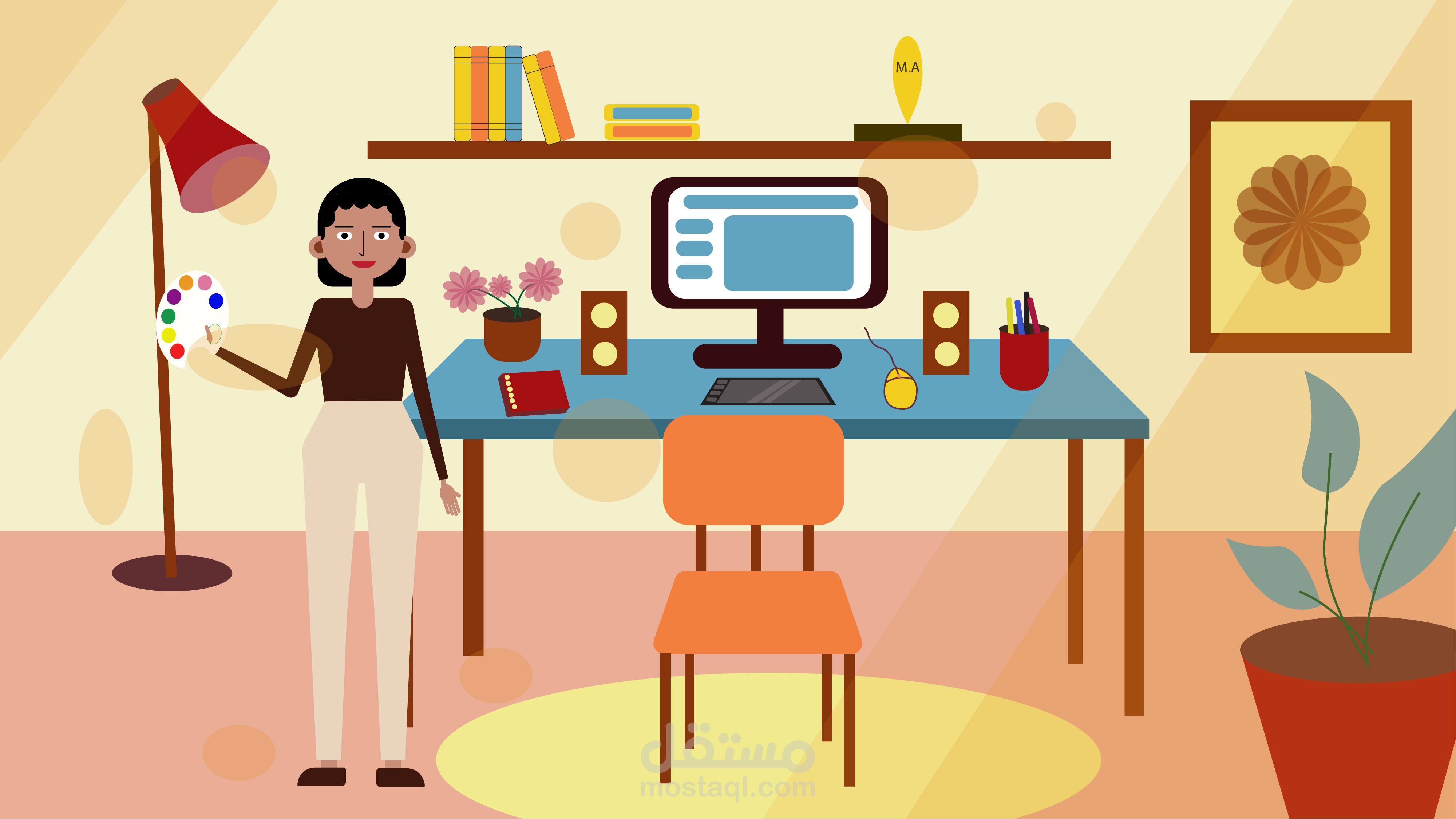 رسم فيكتور / vector illustration