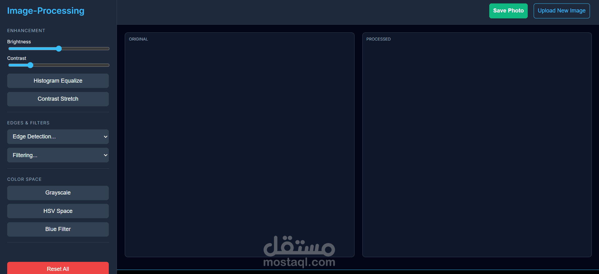 عمليات علي الصور باستخدام الرؤية الحاسوبية
