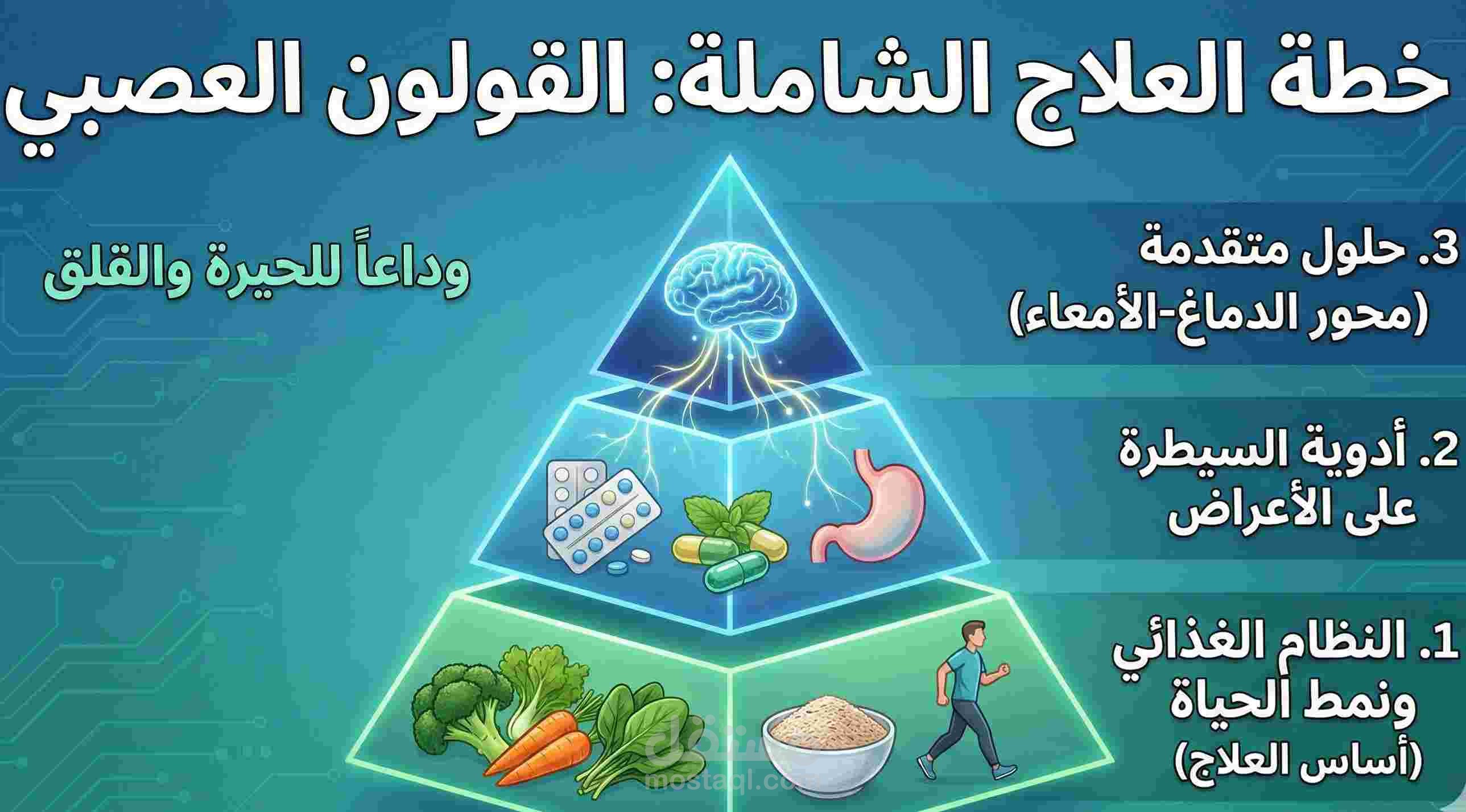 مقالة طبية تخصصية: الدليل الشامل لعلاج القولون العصبي (وفق أحدث التوصيات العالمية)