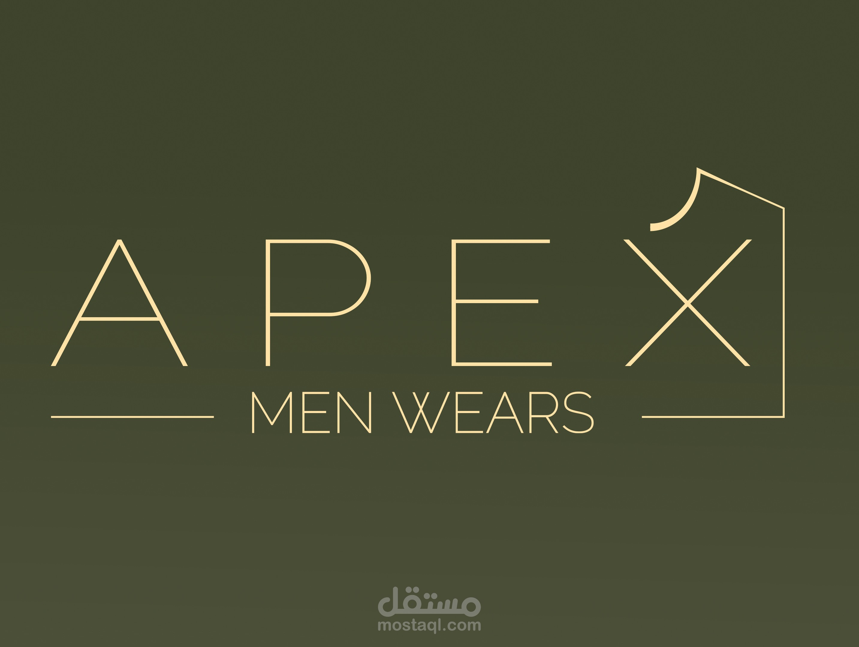 APEX Men Wears | Visual Identity Design