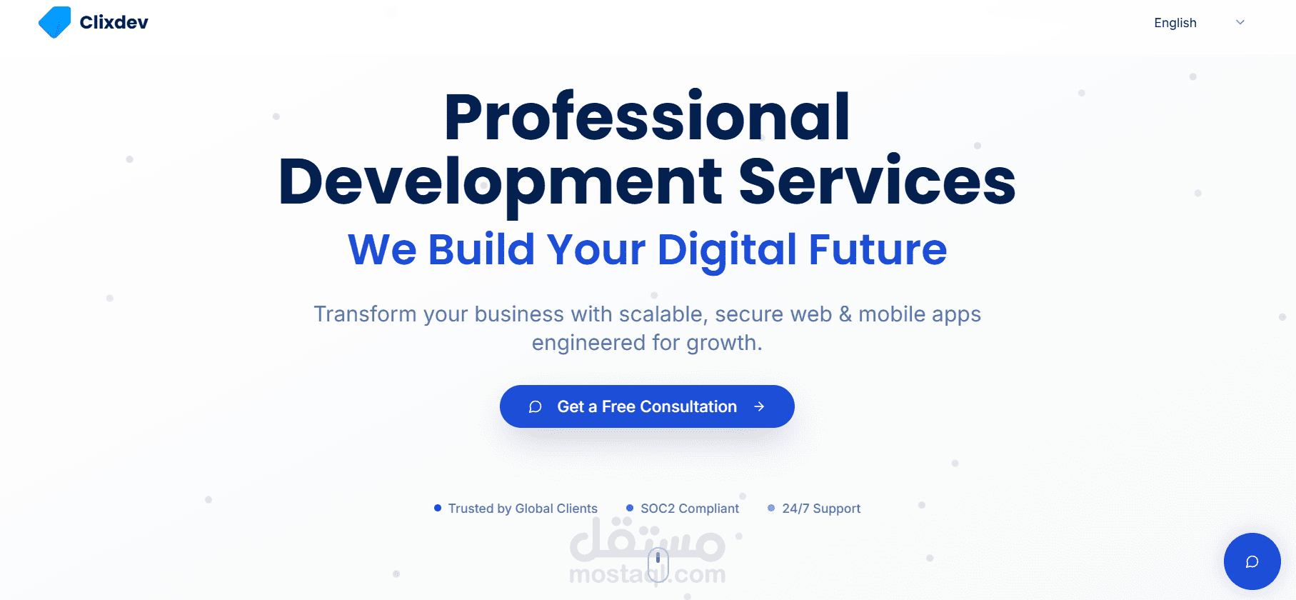موقع الكتروني clixdev