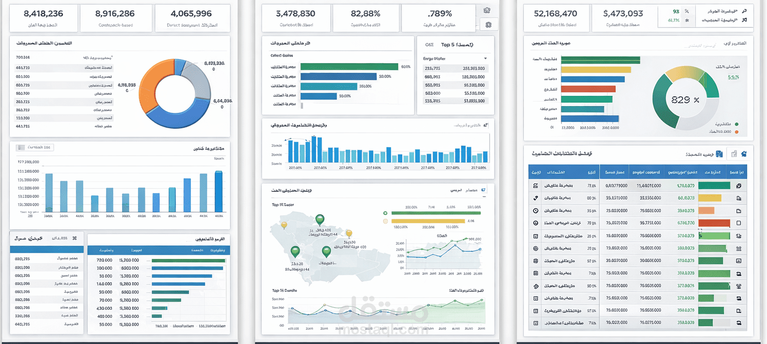 تحليل بيانات لاتخاذ القرارات السليمه للتقدم