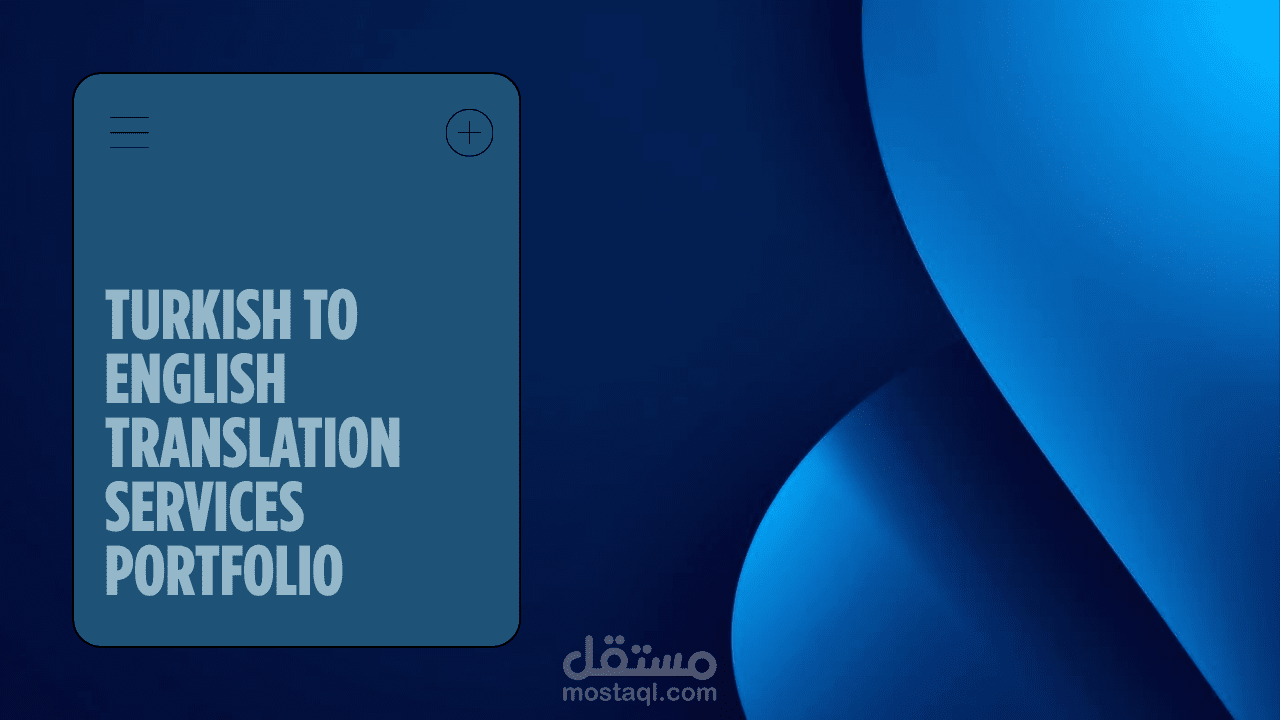 Accurate Turkish to English Translation Sample