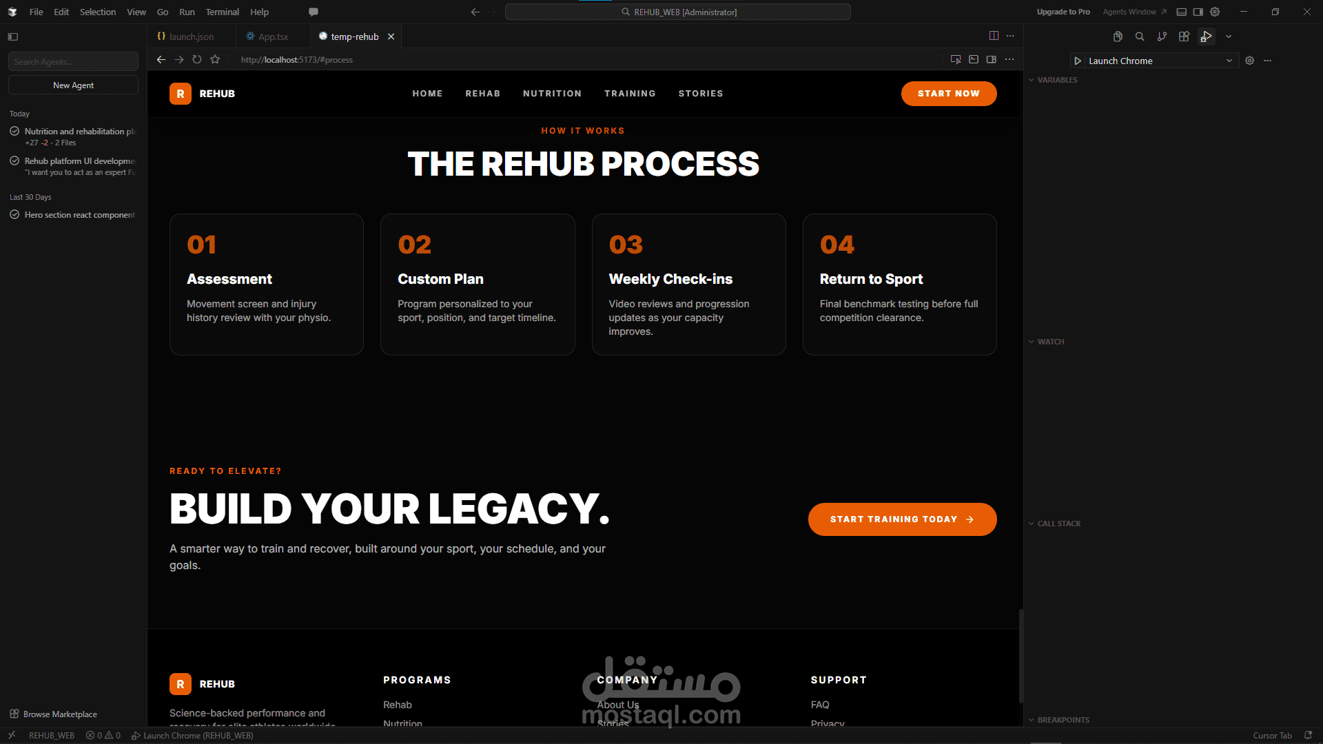 تحويل تصميم Figma إلى موقع ويب متكامل و Responsive (HTML/CSS/JS)