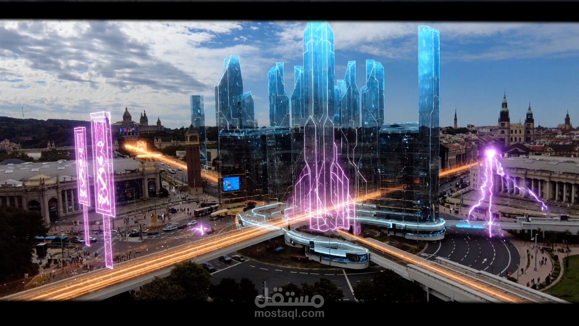 AI إنتاج مقاطع فيديو عقاري  بالذكاء الصناعي