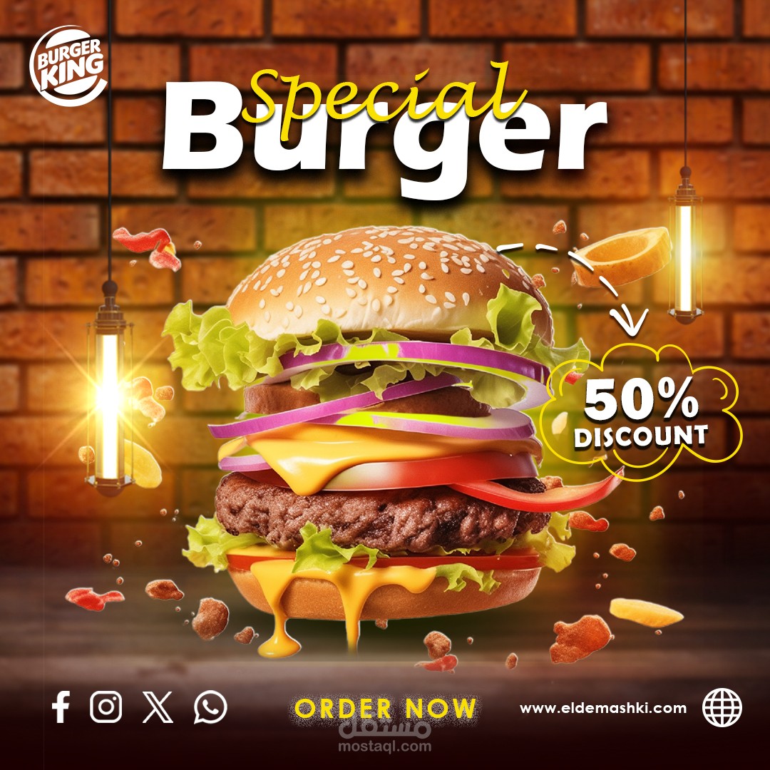 تصميم بوست سوشيال ميديا احترافي