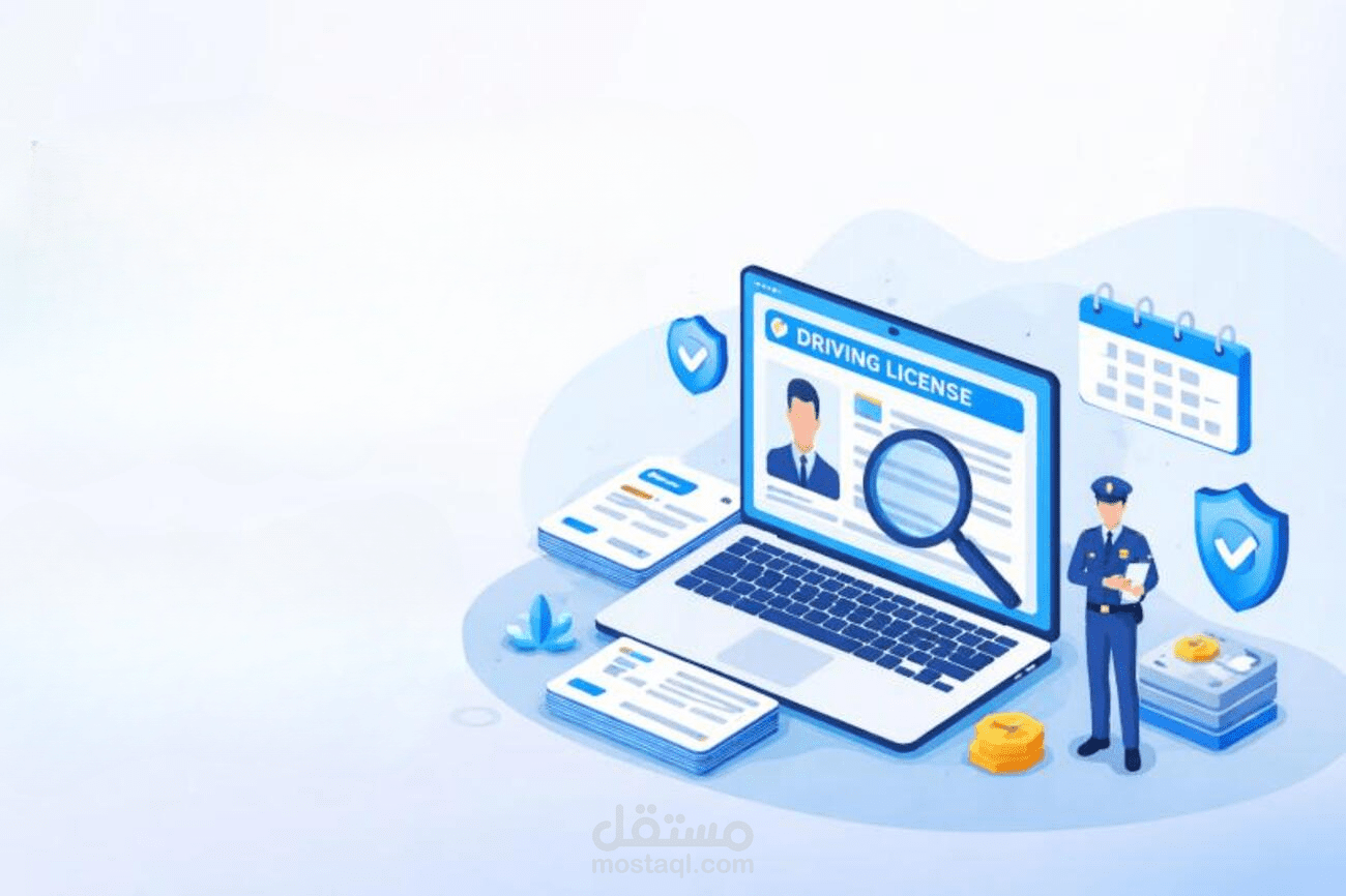 نظام إدارة رخص السياقة – Desktop Application