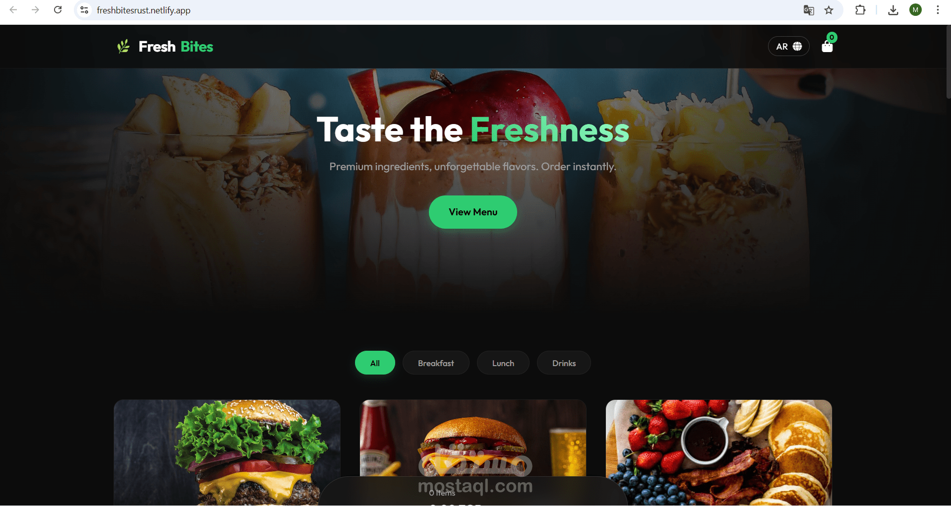 Smart Digital Menu with WhatsApp Ordering