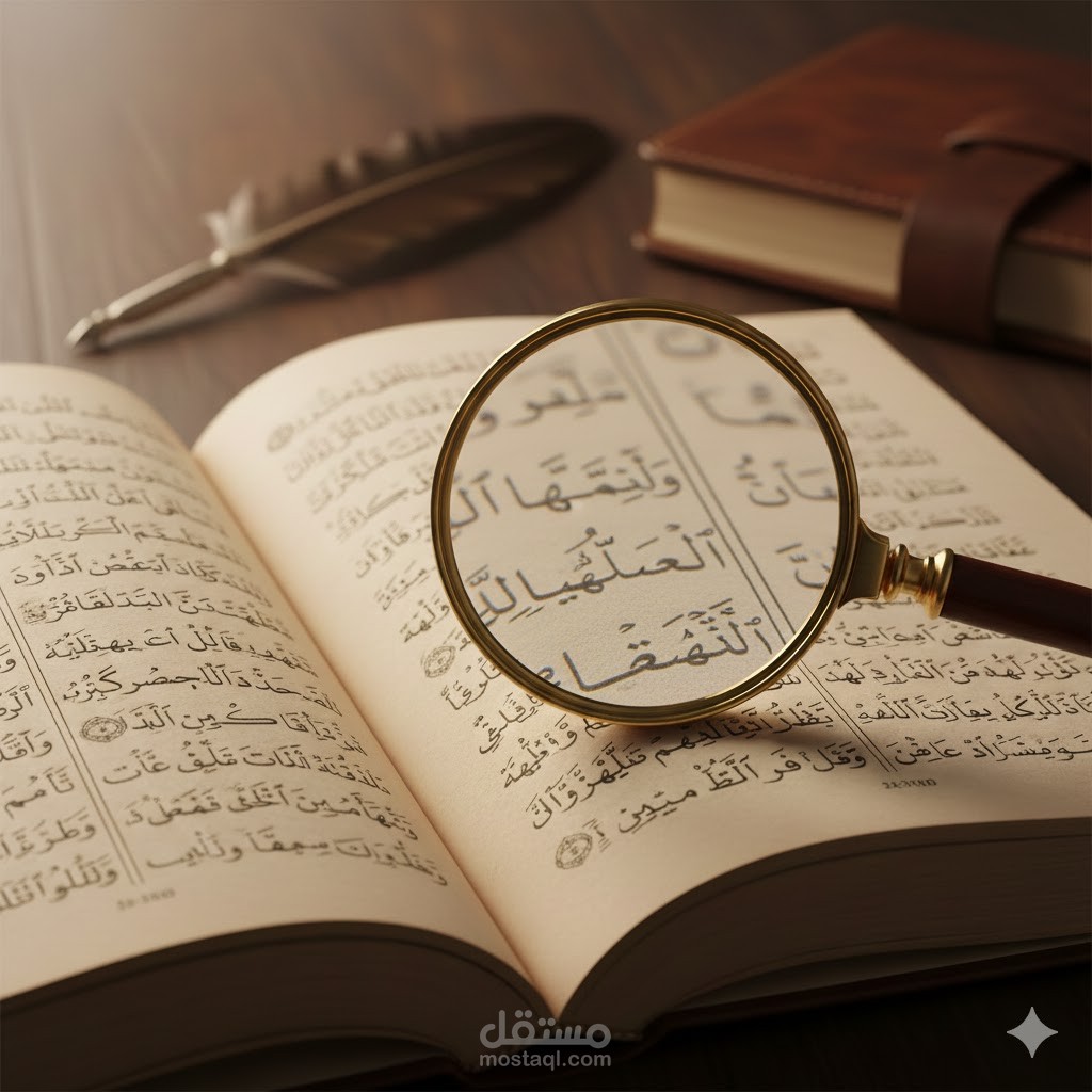 تدقيق لغوي وإعادة صياغة.